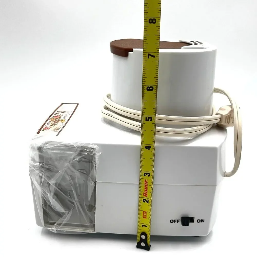 Vintage Robeson RO-701 The Crusher Electric Ice Crusher New In Opened Box 1970s